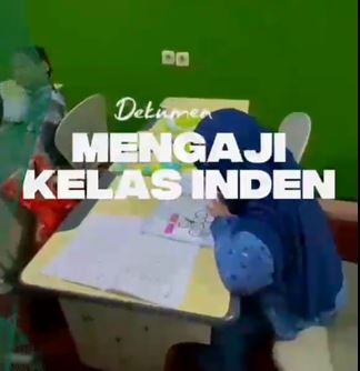 Pembelajaran mengaji kelas inden